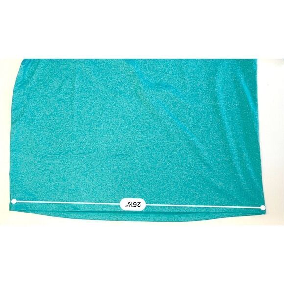 George Aqua Short Sleeve Blue Activewear Top Shirt sz XXLARGE - Picture 6 of 8